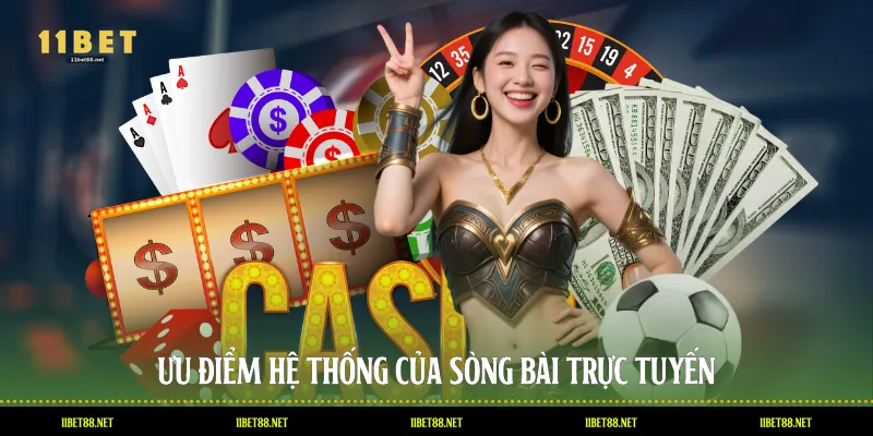Ưu điểm hệ thống của sòng bài trực tuyến